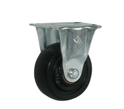 Càng bánh xe cố định đen
